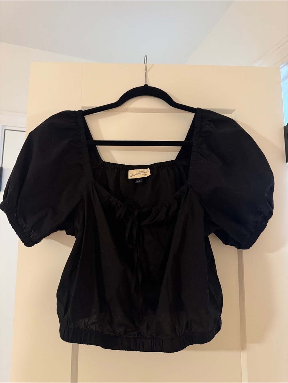 Universal Thread Puff Sleeve Square Neck Top